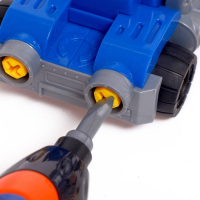 Конструктор-машина &laquo;Мега робот&raquo;, 3 в 1, со световым шуруповёртом, работает от батареек