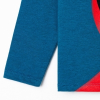 Футболка с длинным рукавом "Человек-паук", Marvel, рост 122-128, синий