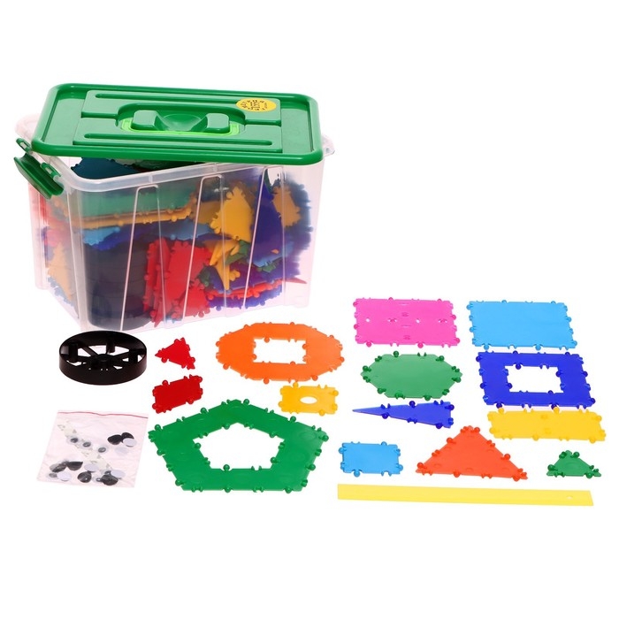 Конструктор ТИКО «Геометрия», 155 деталей, 6 колёс Конструктор ТИКО «Геометрия», 155 деталей, 6 колёс