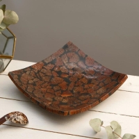 Блюдо "Сакуфо" 18х18х5 см кокос Блюдо "Сакуфо" 18х18х5 см кокос