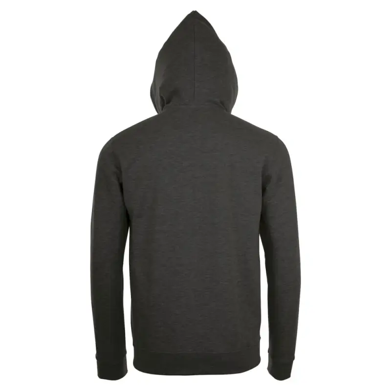 Толстовка унисекс Stone черный меланж, размер XS Толстовка унисекс Stone черный меланж, размер XS