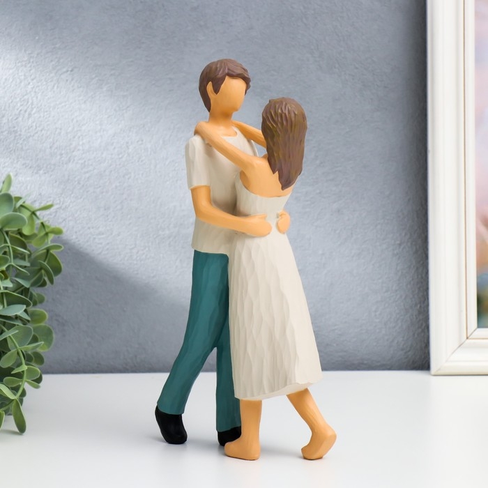 Сувенир полистоун "Танец влюблённых" 24,5х5х13 см