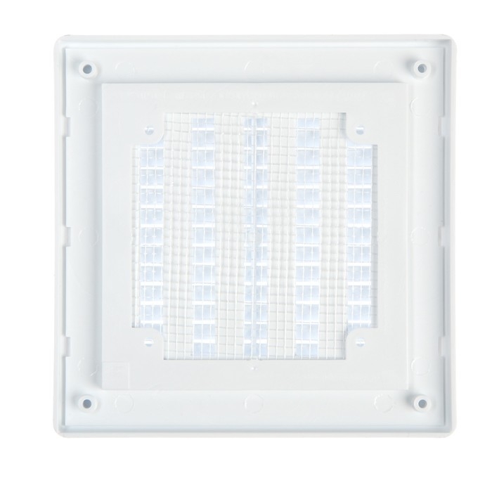 Решетка вентиляционная "КосмоВент" ЛРР162, 162 х 162 мм, сетка, разъемная, регулируемая