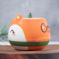 Новый год. Кружка керамическая &laquo;Счастье в мандаринках&raquo;, 400 мл