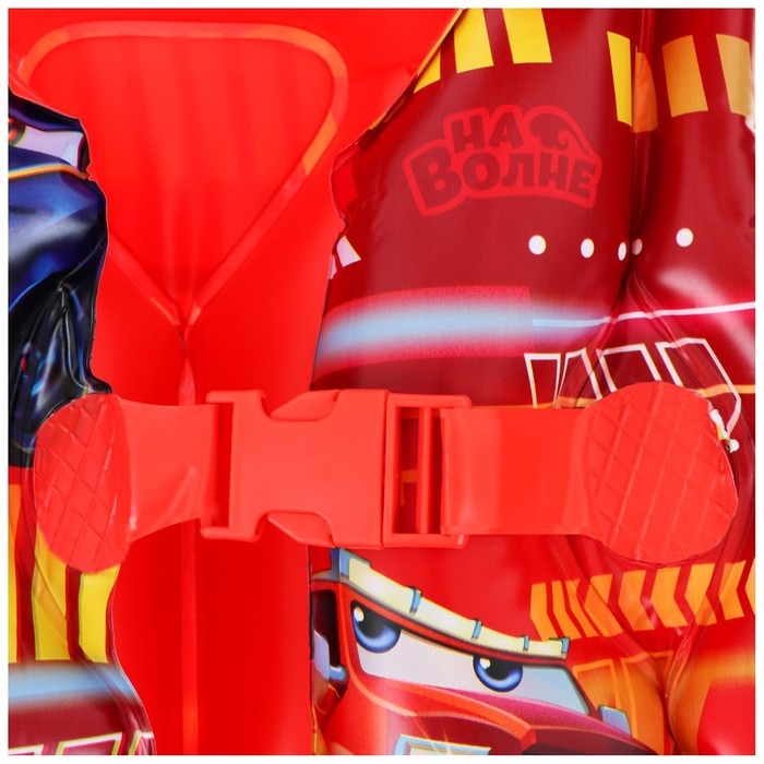 Жилет надувной &laquo;На волне: Машинки&raquo;, детский, 51 х 46 см