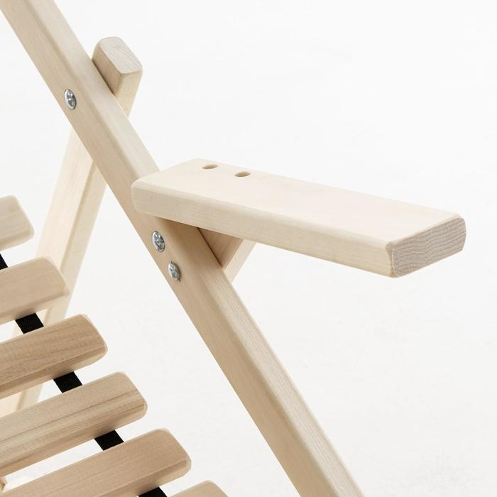 Шезлонг гибкий с подлокотниками, ЛИПА 64х125х11 см Шезлонг гибкий с подлокотниками, ЛИПА 64х125х11 см