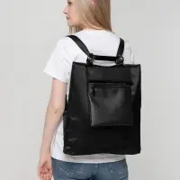 Рюкзак-трансформер ringLink с отстегивающимися карманом и органайзером, черный