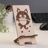 Подставка под телефон «Котик», 7×8×15 см Подставка под телефон «Котик», 7×8×15 см