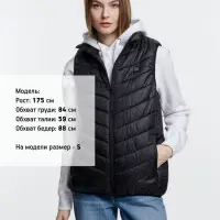 Жилет с подогревом Thermalli Valmorel, черный, размер 4XL