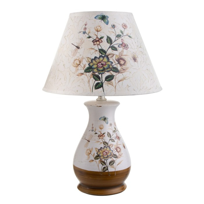 Лампа настольная керамика "Сказка" Е14 25W 220В 36,5х25х25 см RISALUX