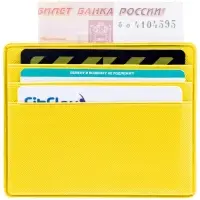 Чехол для карточек Devon, желтый Чехол для карточек Devon, желтый