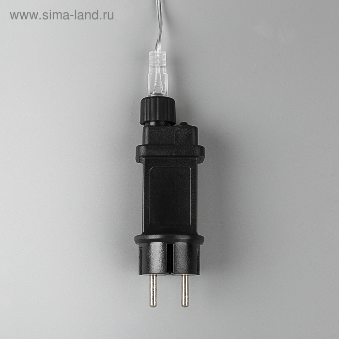 Неоновая фигура &laquo;Снежинка&raquo;, 37 см, 288 LED, 12 В, 8 режимов, свечение белое/тёплое белое