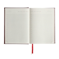 Ежедневник недатированный A5, 160 листов, deVENTE.Symbol, твёрдая обложка из искусственной кожи с поролоном, золотой срез, блок 70 г/м2, бордовый