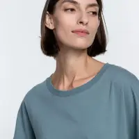 Футболка унисекс оверсайз Crosstown, серо-зеленая, размер L