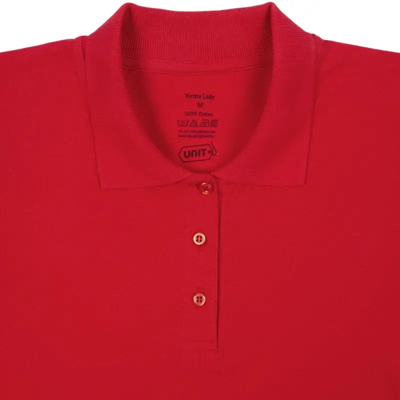 Рубашка поло женская Virma lady, красная, размер XL
