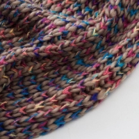 Снуд MINAKU, цвет бежево-бордовый, 75х25 см Снуд MINAKU, цвет бежево-бордовый, 75х25 см