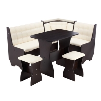 Обеденная группа А-17/1, 1180х1620х820, Венге темный/Терра 101