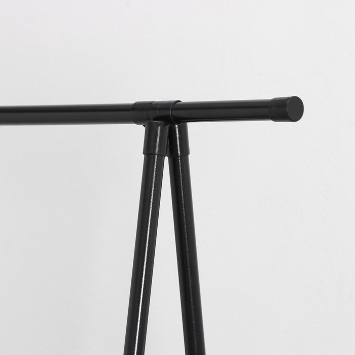 Вешалка - стойка напольная для одежды LaDо́m &laquo;Лофт&raquo;, с двумя полками, 55&times;45&times;157 см, цвет чёрный