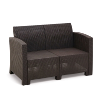 Набор садовой мебели Бора, макси, диван, 2 кресла, стол, венге Набор садовой мебели Бора, макси, диван, 2 кресла, стол, венге