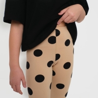 Шорты-велосипедки для девочки KAFTAN "Kitten" р.32 (110-116), бежевый