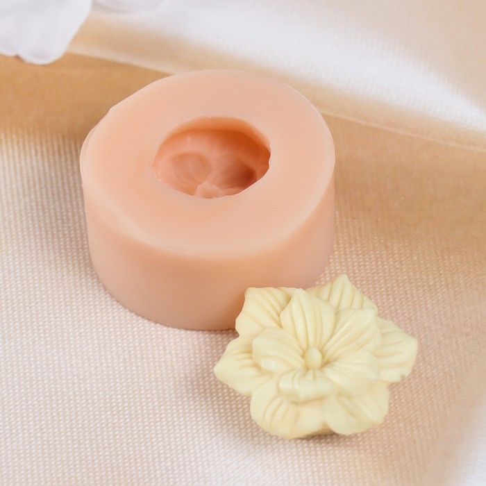 Молд силикон Молд силикон "Волшебный цветок" d-3,5 см МИКС