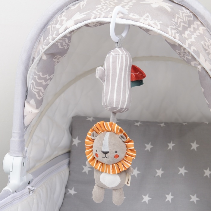 Подвеска - погремушка &laquo;Львенок Леон&raquo;, с пищалкой, на кроватку, коляску, Крошка Я