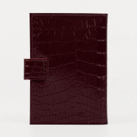 Обложка для автодокументов на кнопке TEXTURA, цвет бордовый Обложка для автодокументов на кнопке TEXTURA, цвет бордовый