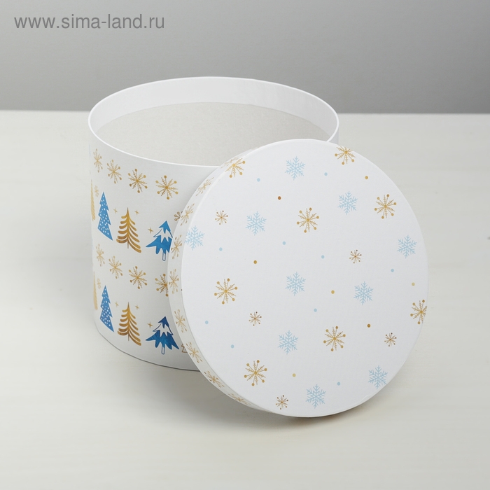 Набор подарочных коробок 5 в 1 &laquo;Чудесные снежинки&raquo;, 13 х 14‒19.5 х 22 см, Новый год