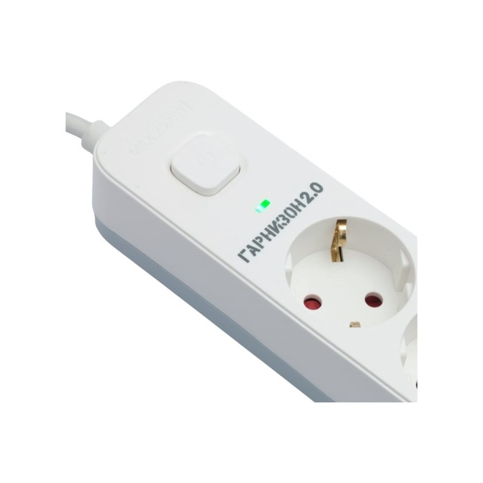 Сетевой фильтр Гарнизон 2.0 Мультипорт EPS-4-U3-W-4, 4 р, 10А, 3xUSB, 4м, ур.защиты 2+, белы 1034186