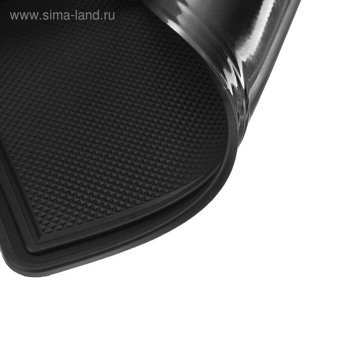 Коврик противоскольязщий 18×13 см с бортом, черный Коврик противоскольязщий 18×13 см с бортом, черный