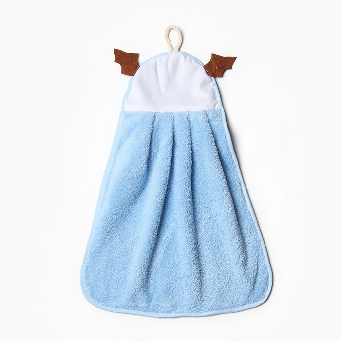 Салфетка декоративная Доляна "Дракончик" 25х34 см, 280 г/м2 микрофибра, 100% п/э