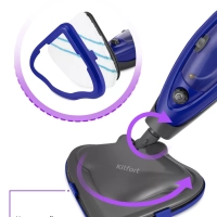 Паровая швабра с насадками КТ-1059 - 1300 Вт - 300 мл Паровая швабра с насадками КТ-1059 - 1300 Вт - 300 мл