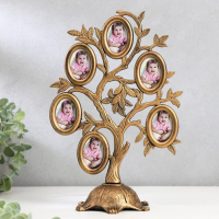 Фоторамка пластик на 6 фото 4,5х3 см "Дерево с плодами" тёмное золото 26,5х19,5х11 см Фоторамка пластик на 6 фото 4,5х3 см "Дерево с плодами" тёмное золото 26,5х19,5х11 см