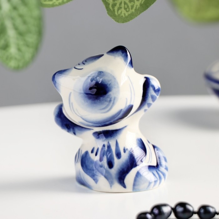 Сувенир &laquo;Кот Феликс&raquo;, 8 см, гжель