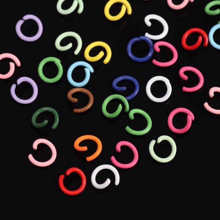 Фигурки для дизайна ногтей &laquo;Пирсинг&raquo;, объёмные, металлические, разноцветные