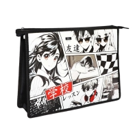 Папка для тетрадей А4, 325 х 230 х 55 мм, молния сверху, пластиковая, ПМ-А4-29 Calligrata "Аниме" Папка для тетрадей А4, 325 х 230 х 55 мм, молния сверху, пластиковая, ПМ-А4-29 Calligrata "Аниме"