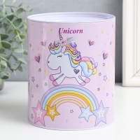 Копилка металл банка"Единорог на радуге" н-р 5 шт 7,5х10,5;8,5х11,5;9х12,5;10х14;13,5х16 см Копилка металл банка"Единорог на радуге" н-р 5 шт 7,5х10,5;8,5х11,5;9х12,5;10х14;13,5х16 см