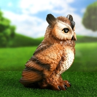 Садовая фигура "Сова большая, натуральная" 27 см