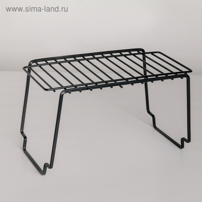 Полка универсальная Доляна, 24&times;14,3&times;14 см, цвет чёрный