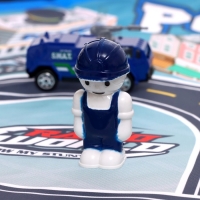 Игровой набор &laquo;Полиция&raquo;, с металлическими машинками и ковриком-сумкой