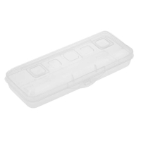 Пенал-футляр Стамм Cristal, 90 х 210 х 40 мм, пластиковый, прозрачный Пенал-футляр Стамм Cristal, 90 х 210 х 40 мм, пластиковый, прозрачный