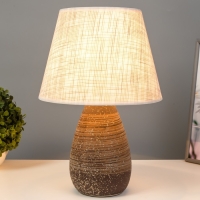 Настольная лампа "Белти" Е27 40Вт коричневый 24,5х24,5х38 см RISALUX