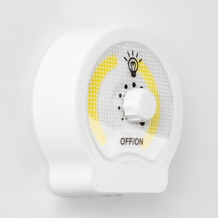 Фонарь-светильник Фонарь-светильник "Мастер К", 220 лм, COB, 3 ААА, магнит, клейкая основа, 9 х 8.8 х 2.8 см