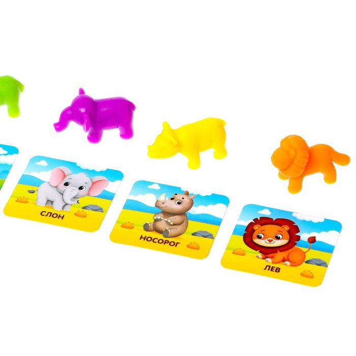 Развивающий набор &laquo;Умные зверята&raquo;, сортер, задания на карточках, маркер