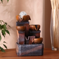 Фонтан "Шелли" 15х14х26 см (с подсветкой)