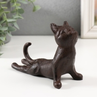 Сувенир чугун "Кот - Приветствие солнца" 16х6,5х10 см