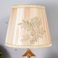 Лампа настольная "Авантюризм" 1x60Вт E27 золото низ подсветка 29х29х43 см RISALUX