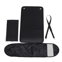 Сумка - переноска для животных "Люкс", ПВХ, жаккард, 49 х 30 х 35 см, чёрная