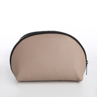 Косметичка на молнии, цвет серый