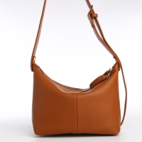 Сумка женская кросс-боди на молнии, цвет оранжевый